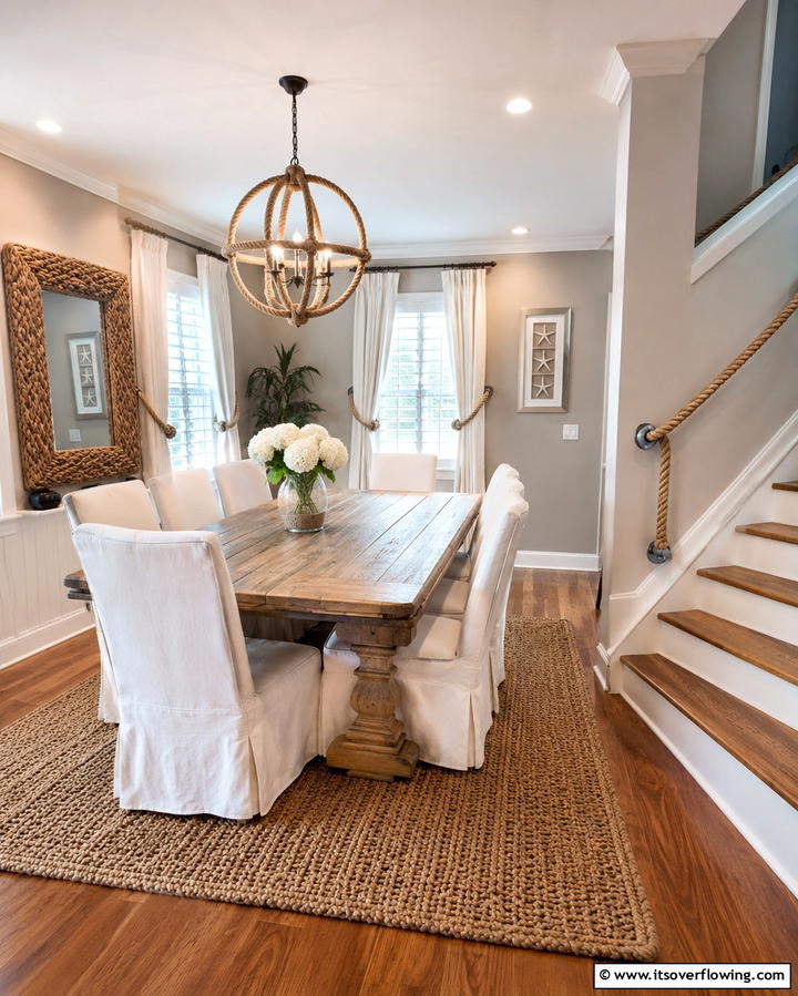 Rope Accents for a Rustic Touch - 25 Nautical Decor Ideas for a Beachy Home