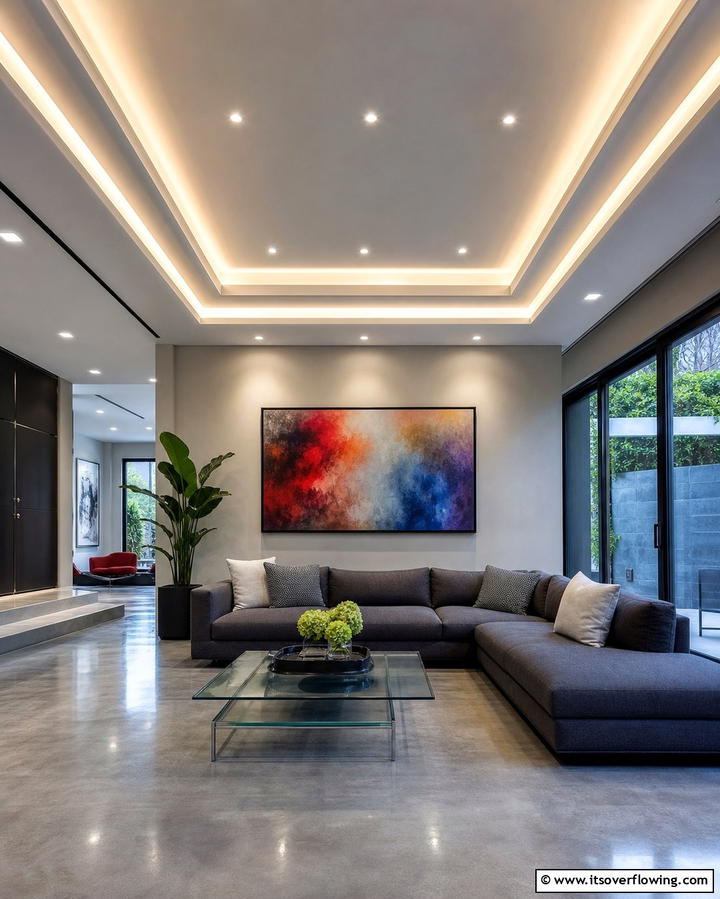 Rope Lighting Trim - 25 Elegant Ceiling Trim Ideas to Elevate Your Home