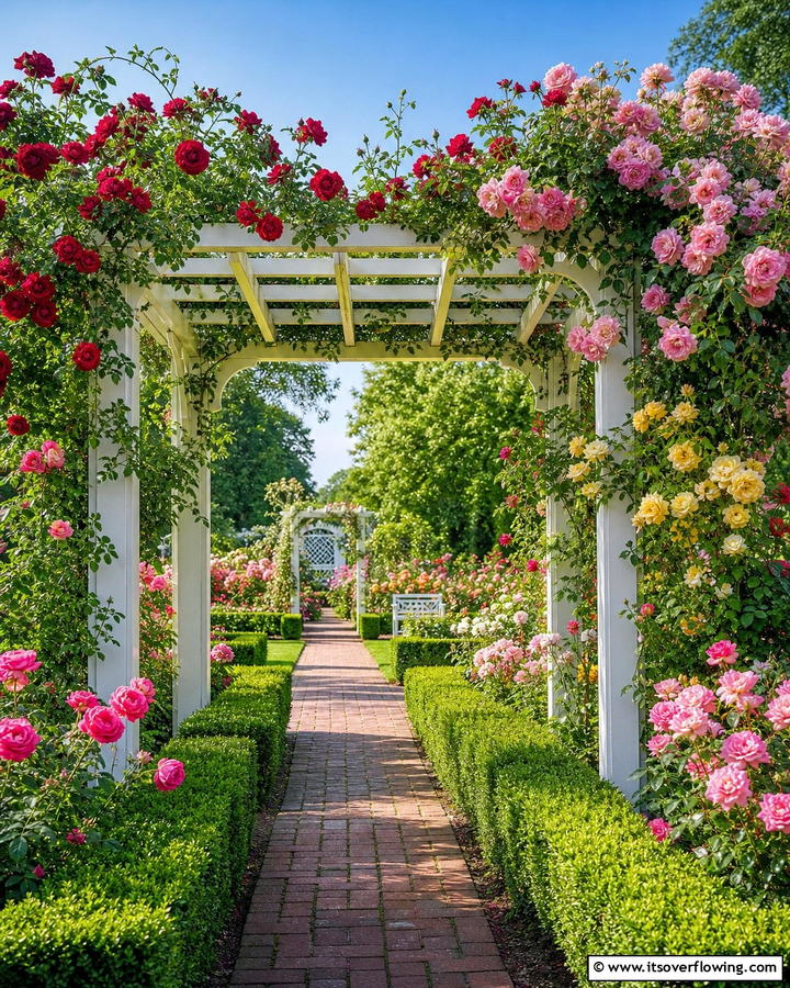 Rose Garden - 21 Beautiful Garden Ideas to Transform Your Outdoor Space