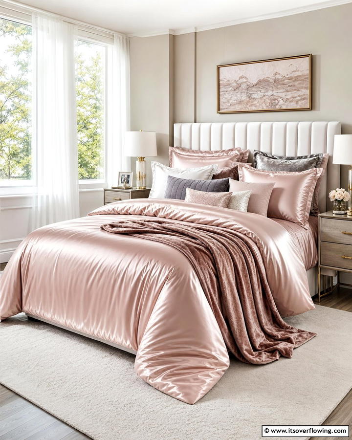 Rose Gold Bedding - 20 Rose Gold Bedroom Ideas for a Luxurious Retreat