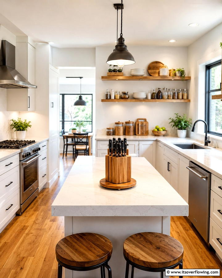 Rotating Knife Blocks for Compact Spaces - 25 Knife Storage Ideas for a Clutter-Free Kitchen
