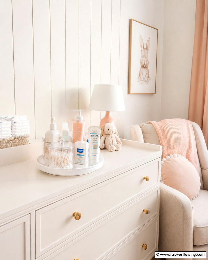Rotating Storage Caddies for Versatility - 25 Nursery Storage Ideas for a Clutter-Free Space
