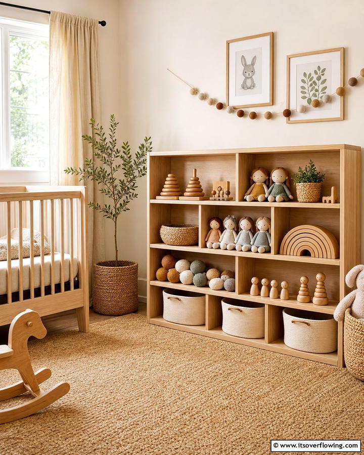 Rotating Toys for Sustained Interest - 25 Montessori Nursery Ideas for a Child-Friendly Space