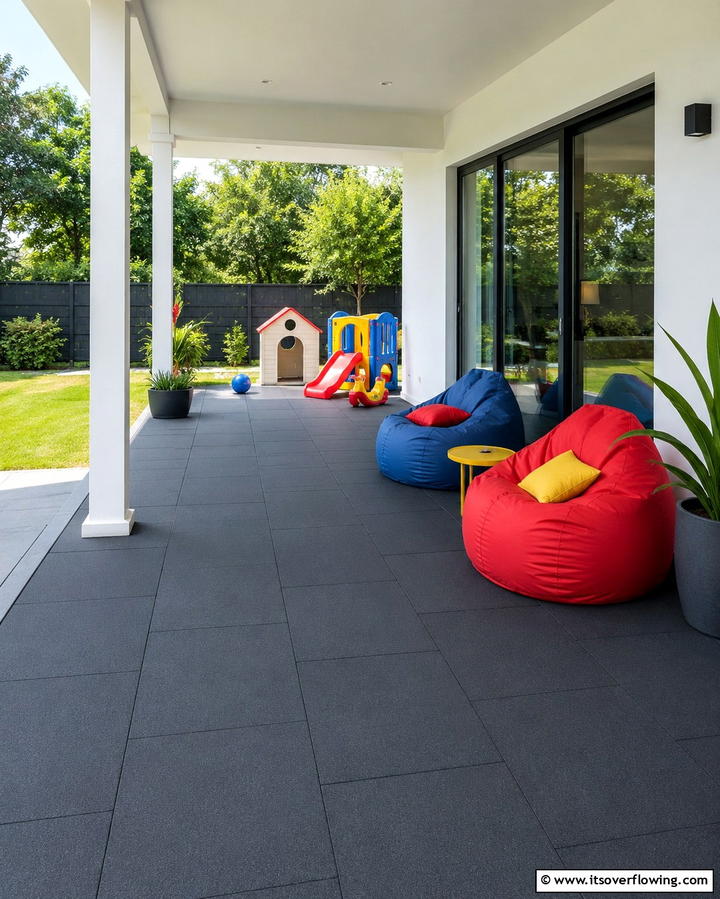 Rubber Flooring - 25 Porch Flooring Options for Stylish Outdoor Spaces