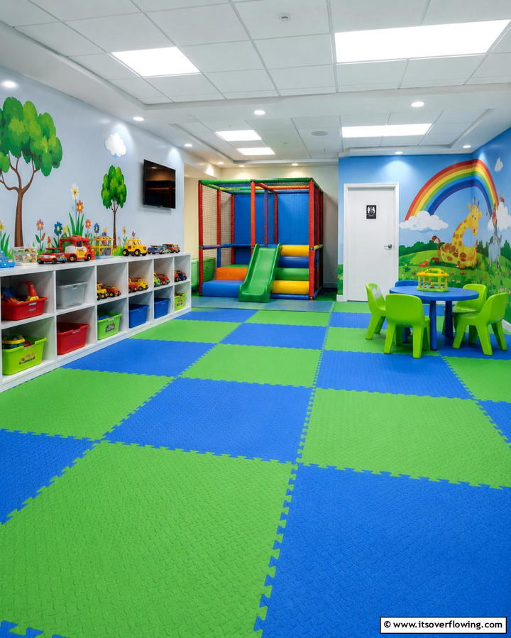 Rubber FlooringOne - 25 Basement Floor Ideas for a Functional Space