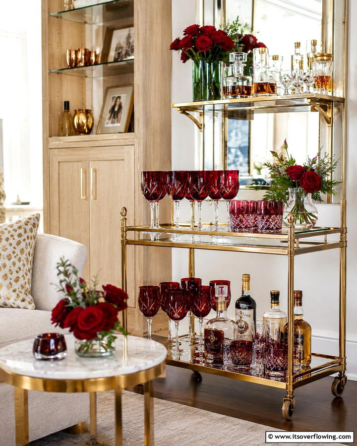 Ruby Infused Glassware - 25 40th Wedding Anniversary Gift Ideas They’ll Love