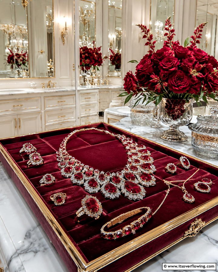Ruby Jewelry - 25 40th Wedding Anniversary Gift Ideas They’ll Love