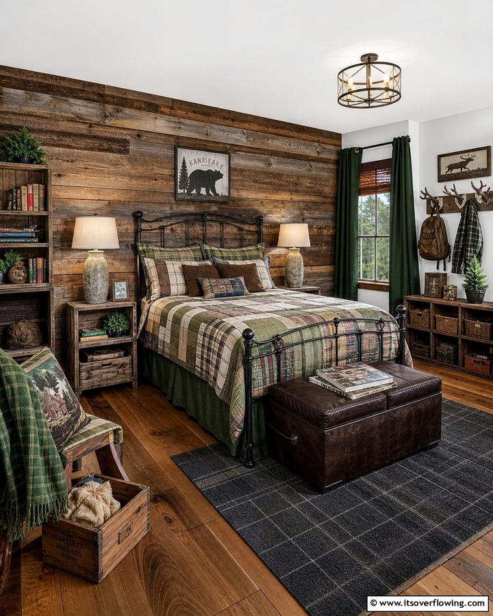 Rugged Rustic Retreat - 21 Boys’ Room Ideas- Themed Decor & Functional Layouts
