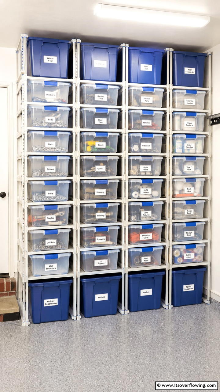 Rust Proof Aluminum Shelves - 30 Garage Shelving Ideas for Clutter-Free Storage