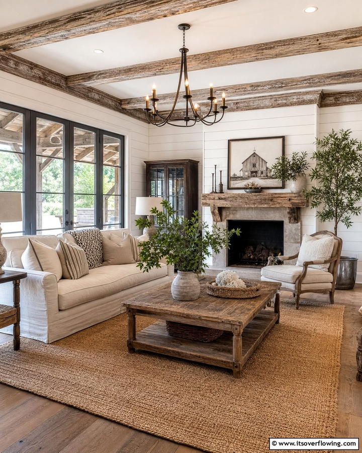 Rustic Barn Style Crown Molding - 21 Crown Molding Ideas to Elevate Interior Architecture