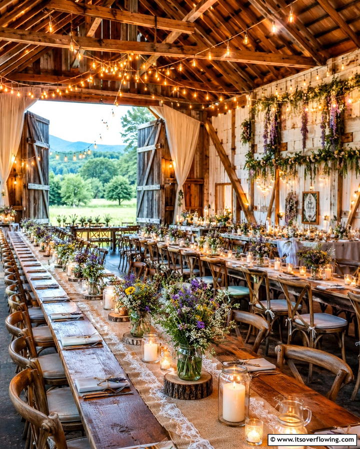 Rustic Barn - 25 Dreamy Destination Wedding Ideas for a Perfect Day