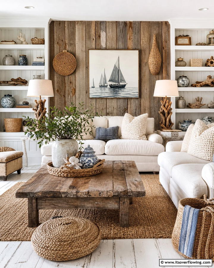 Rustic Beach House Charm - 21 Beach House Decor Ideas for a Coastal-Inspired Home Retreat