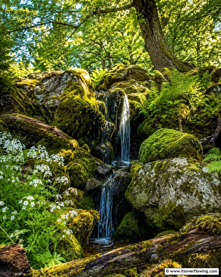 Rustic Boulder Waterfall - 25 Pondless Waterfall Design Ideas for a Serene Backyard