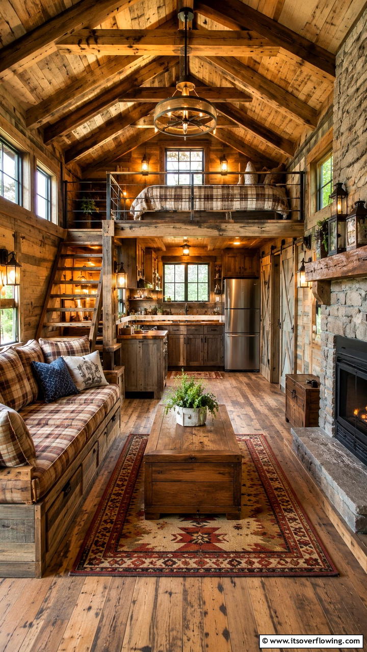 Rustic Cabin Tiny House - 21 Tiny House Design Ideas for Compact, Efficient Living