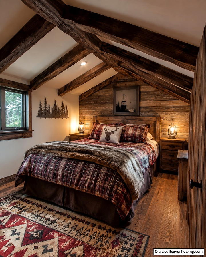 Rustic Cabin Vibes - 25 Low Ceiling Small Attic Room Ideas for Cozy Living