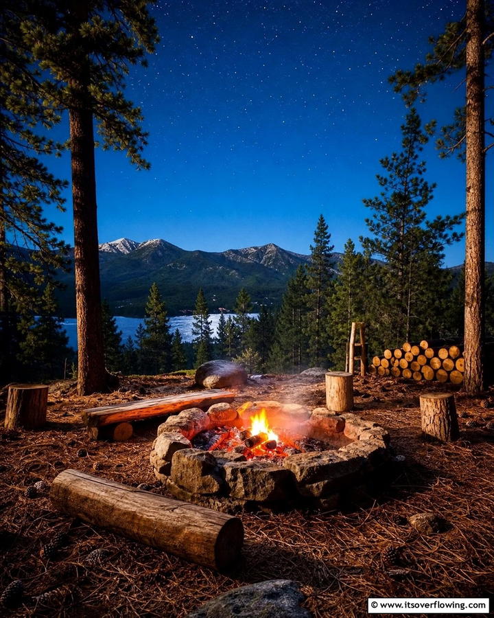 Rustic Campfire Experience - 21 Fire Pit Ideas for Outdoor Gatherings and Cozy Nights