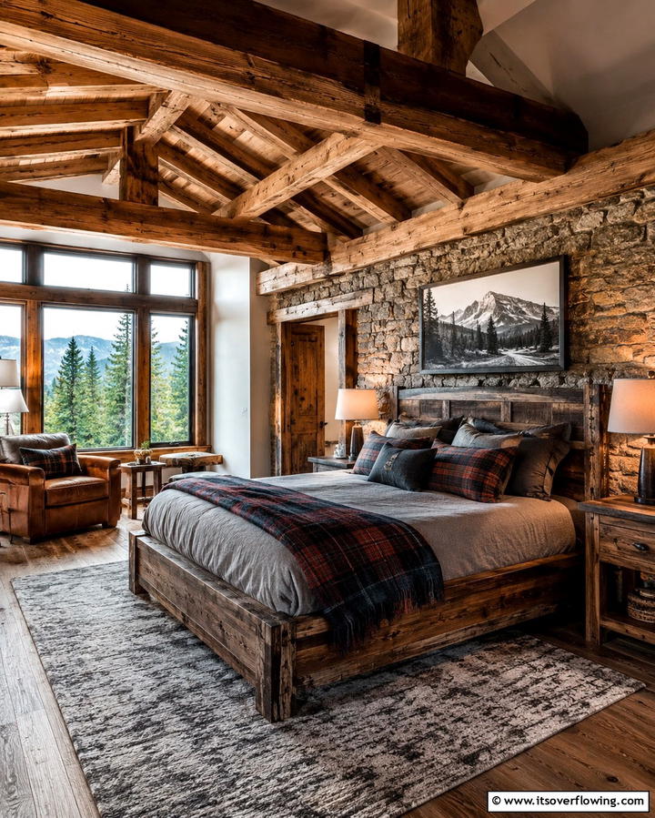 Rustic Charm - 30 Bachelor Room Ideas for Modern Masculine Spaces
