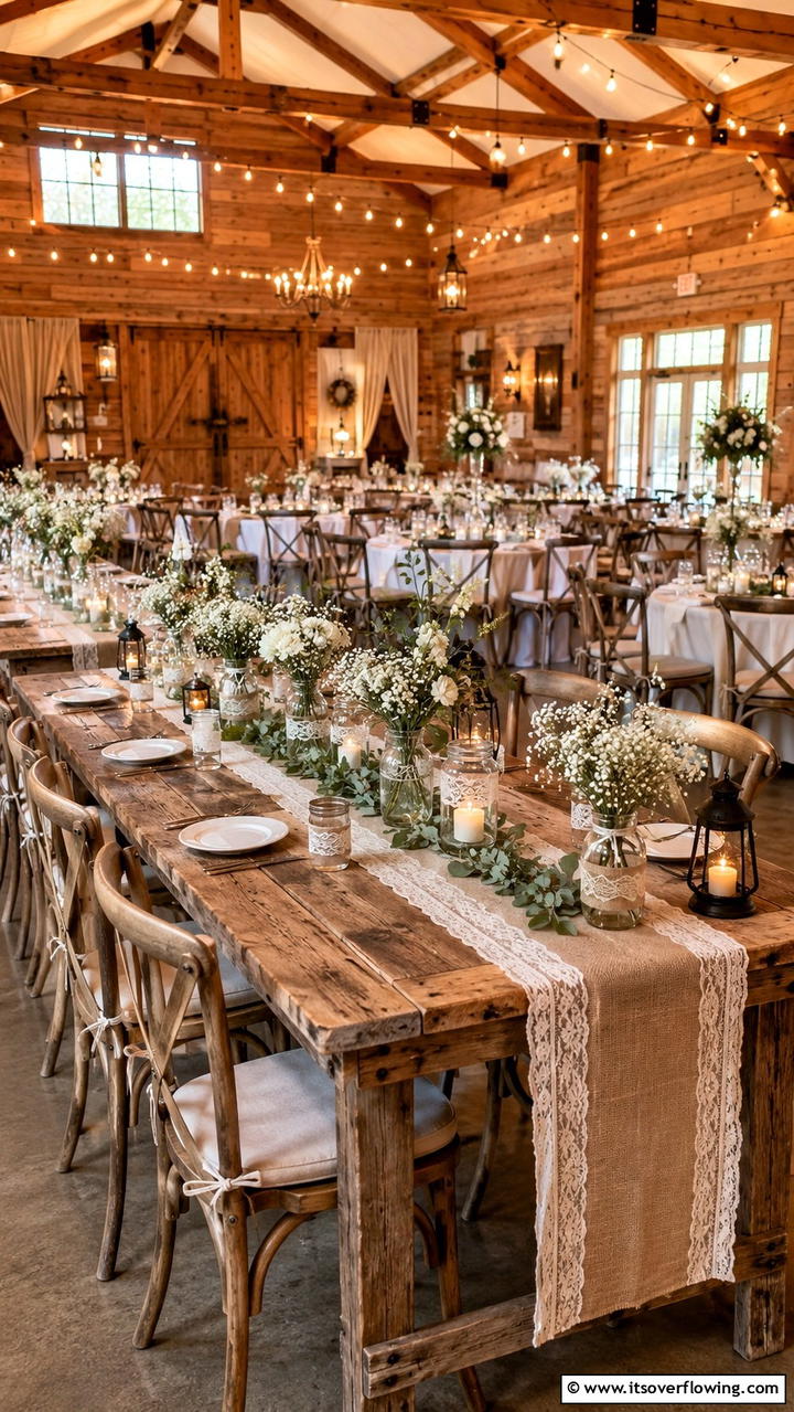 Rustic Charm Decor - 21 Elegant Wedding Decoration Ideas for a Memorable Event
