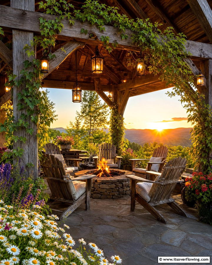 Rustic Charm Gazebo - 21 Gazebo Patio Ideas for Shaded Outdoor Entertaining Spaces