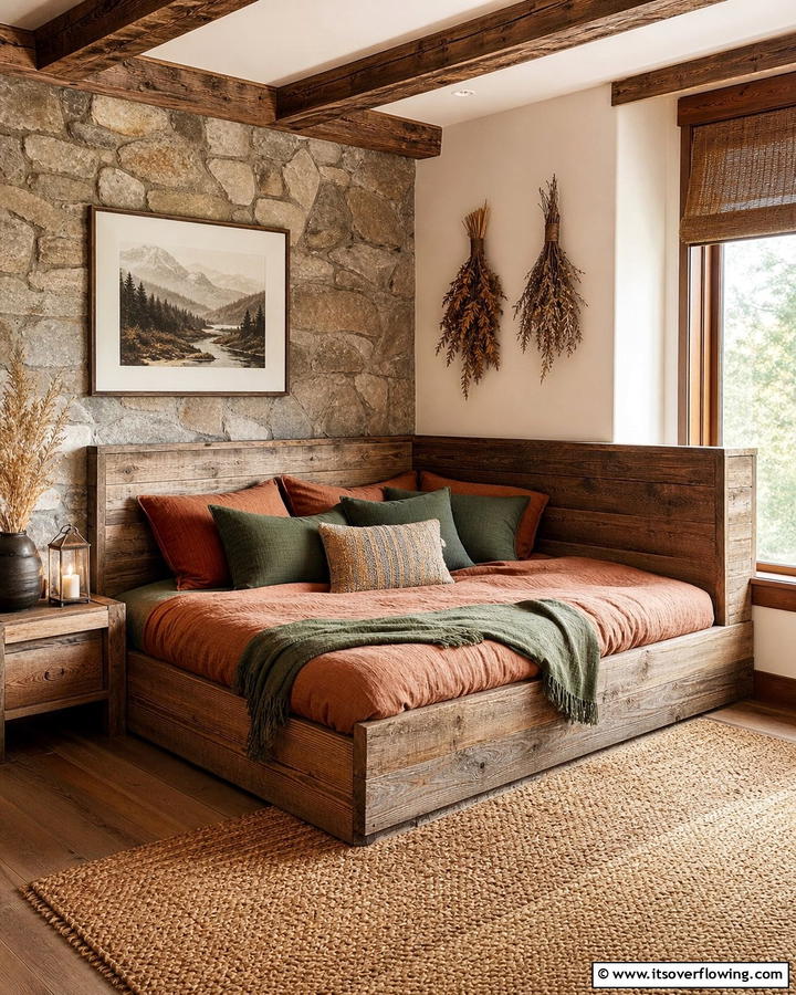 Rustic Corner Bed Frame - 20 Creative Corner Bed Ideas for Small Spaces