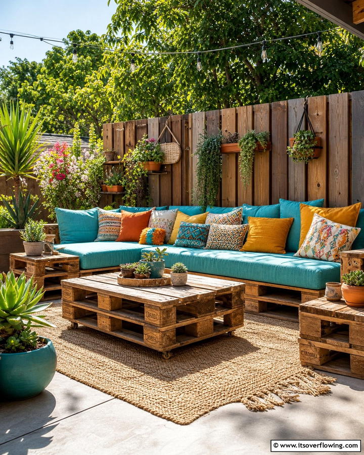 Rustic DIY Pallet Furniture - 21 Backyard Decor Ideas for Inviting Outdoor Entertaining