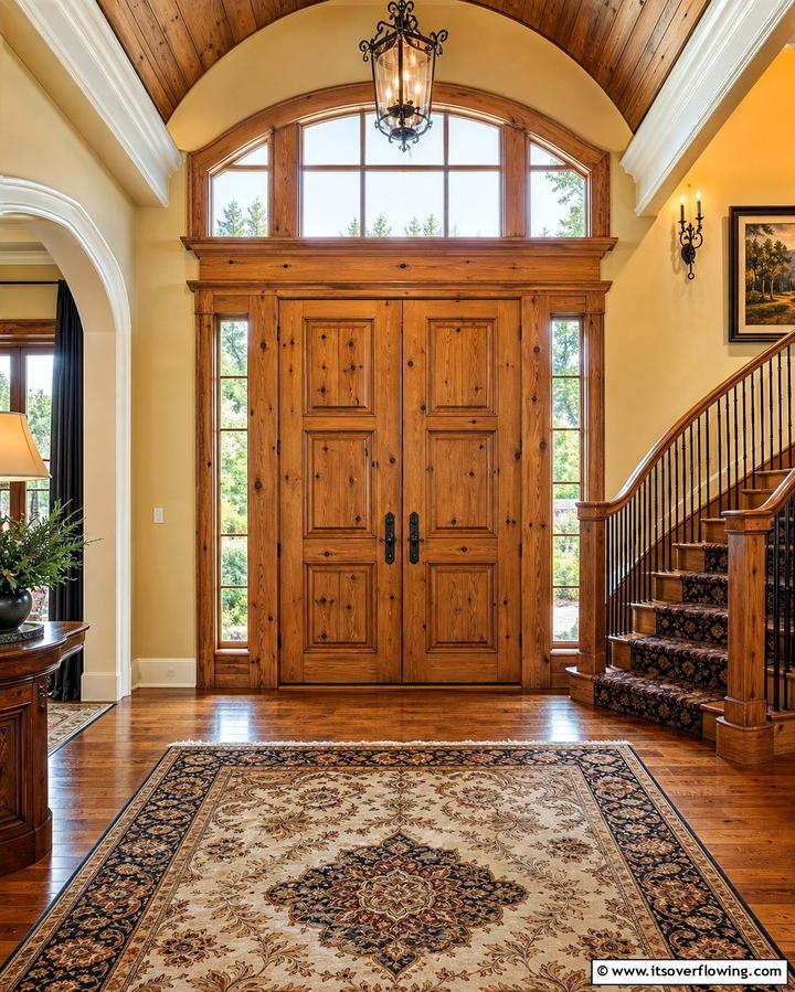 Rustic Double Doors - 25 Rustic Front Door Ideas to Welcome Guests in Style