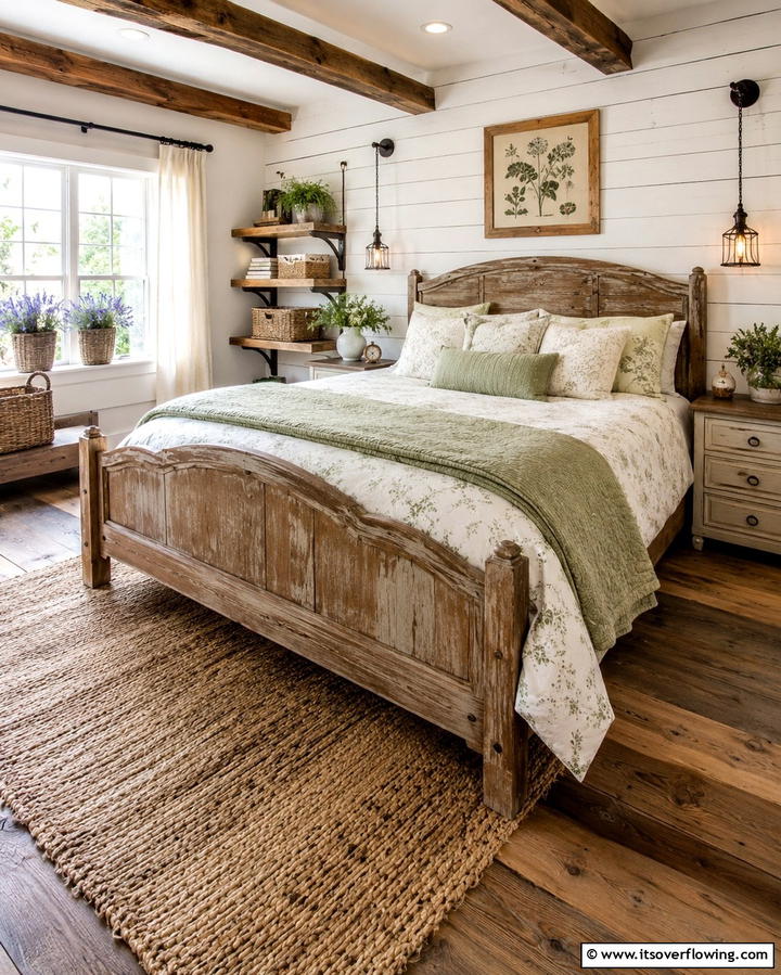 Rustic Farmhouse Charm - 25 Dreamy Bedroom Design Ideas for a Cozy Retreat
