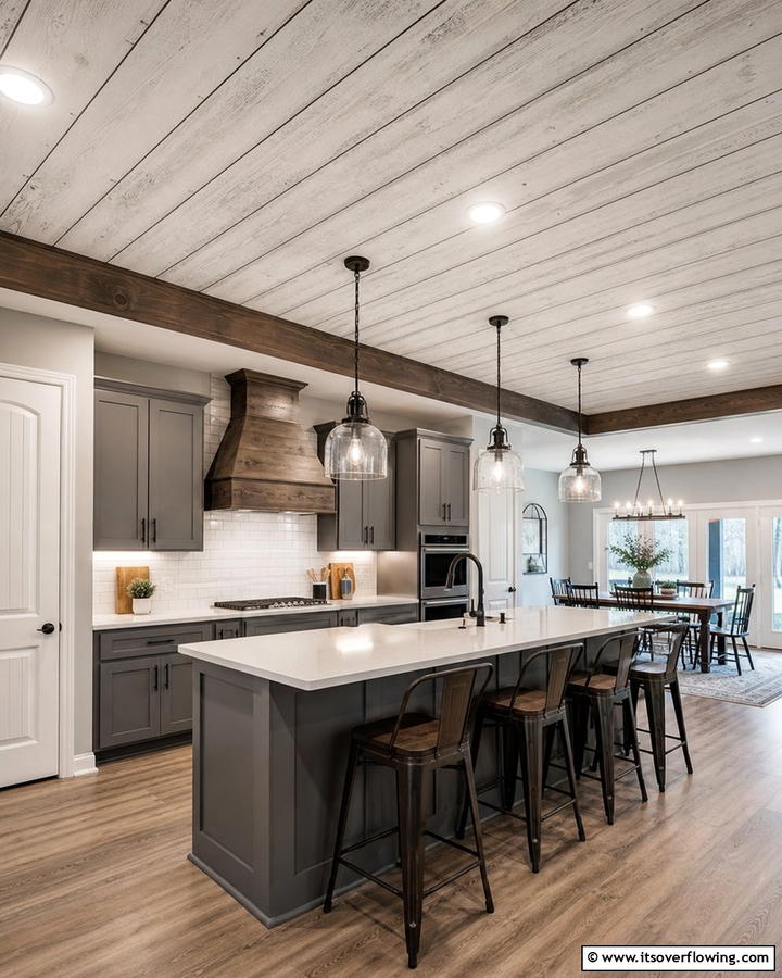 Rustic Farmhouse Charm - 30 Artistic Ceiling Murals to Inspire Unique Interior Designs