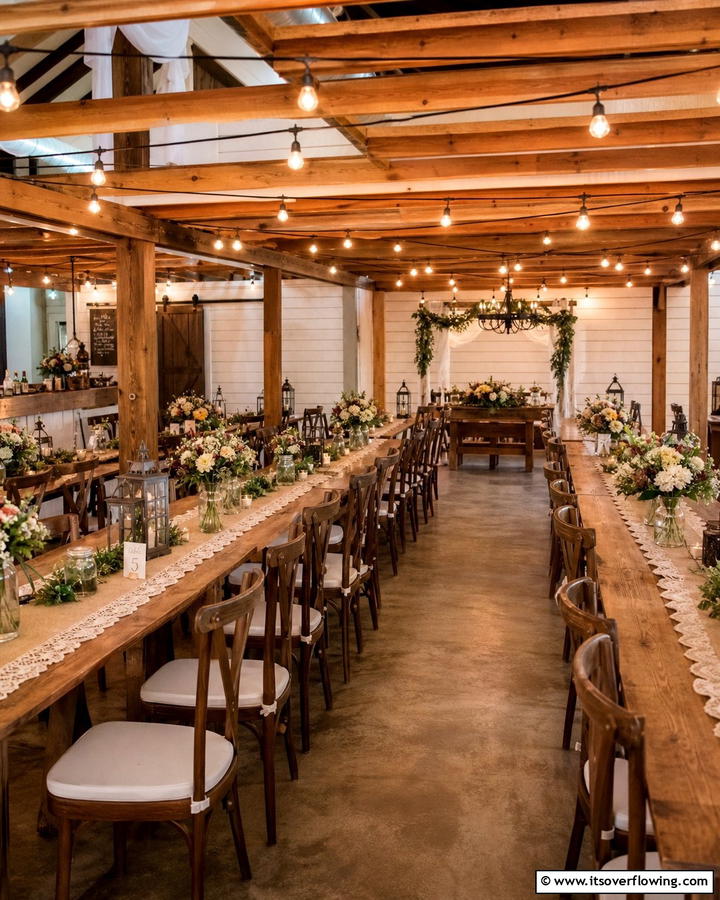 Rustic Farmhouse Reception - 21 Intimate Small Wedding Ideas for Memorable Celebrations