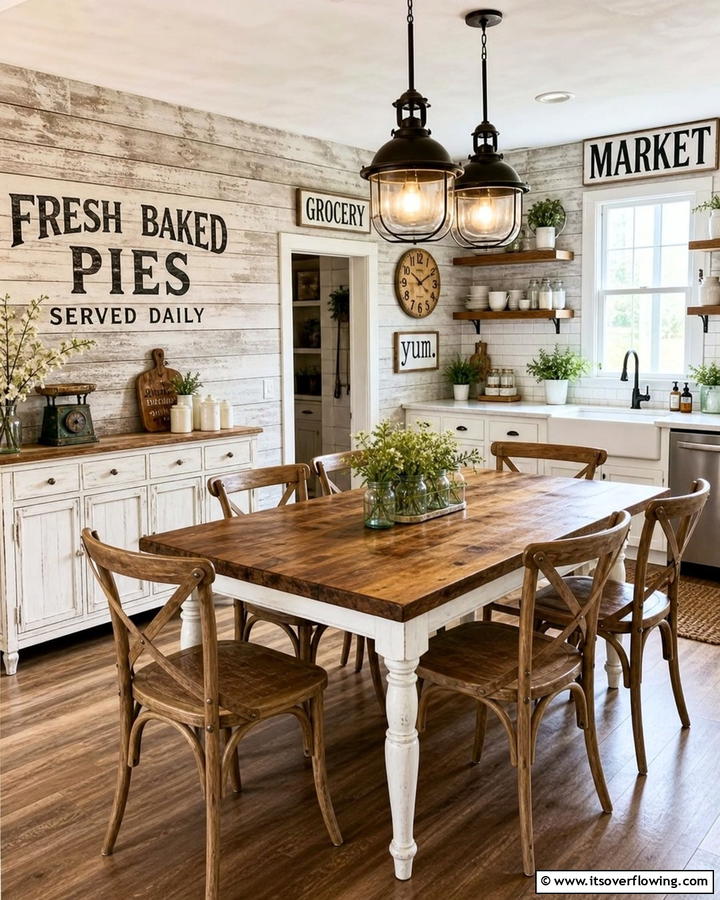 Rustic Farmhouse Vibes - 30 Wall Painting Ideas for Every Room in Your Home