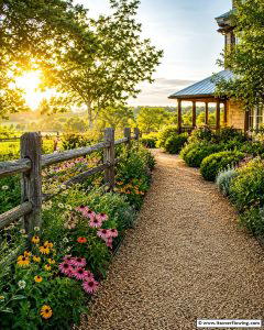 Path Walk Farm 25 Pea Gravel Walkway Ideas for a Charming Garden Path