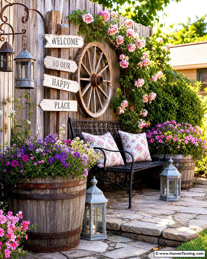 Rustic Garden Accents - 21 Outdoor Decor Ideas to Refresh Your Patio or Garden