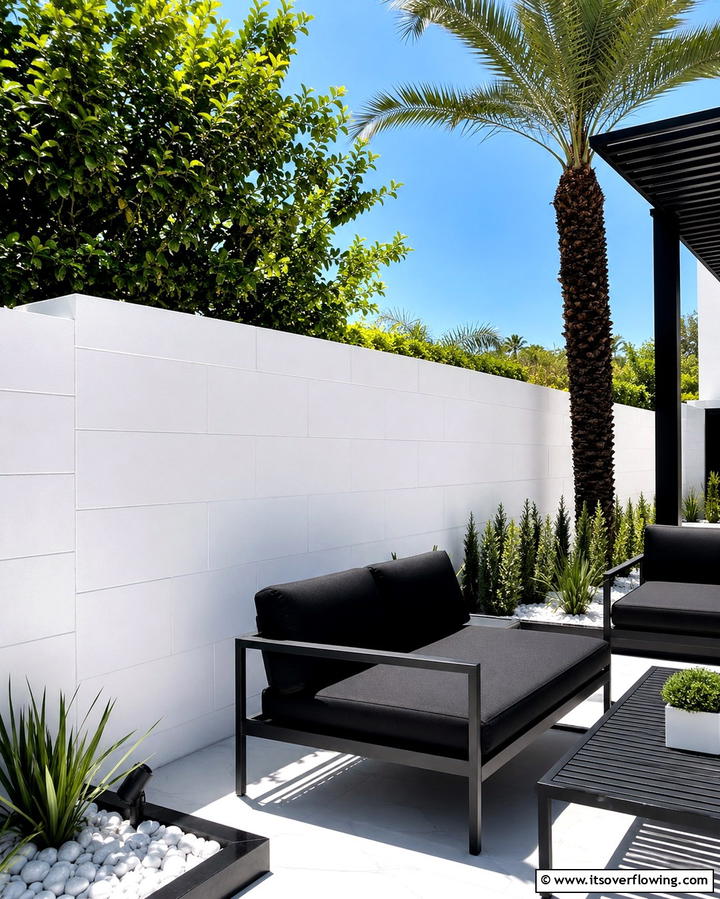Rustic Garden Oasis - 30 Creative Cinder Block Fence Designs for Outdoor Spaces
