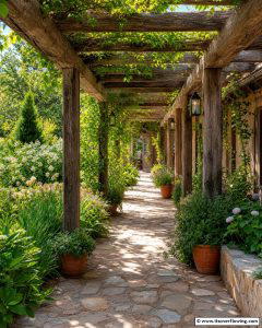 Covered Path Rustic 30 Covered Walkway Ideas for All-Weather Charm