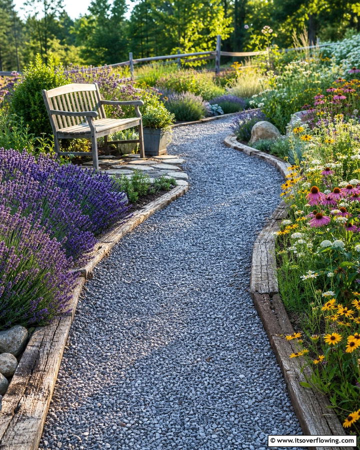 Rustic Gravel Pathway - 21 Hardscape Ideas to Revamp Your Outdoor Spaces