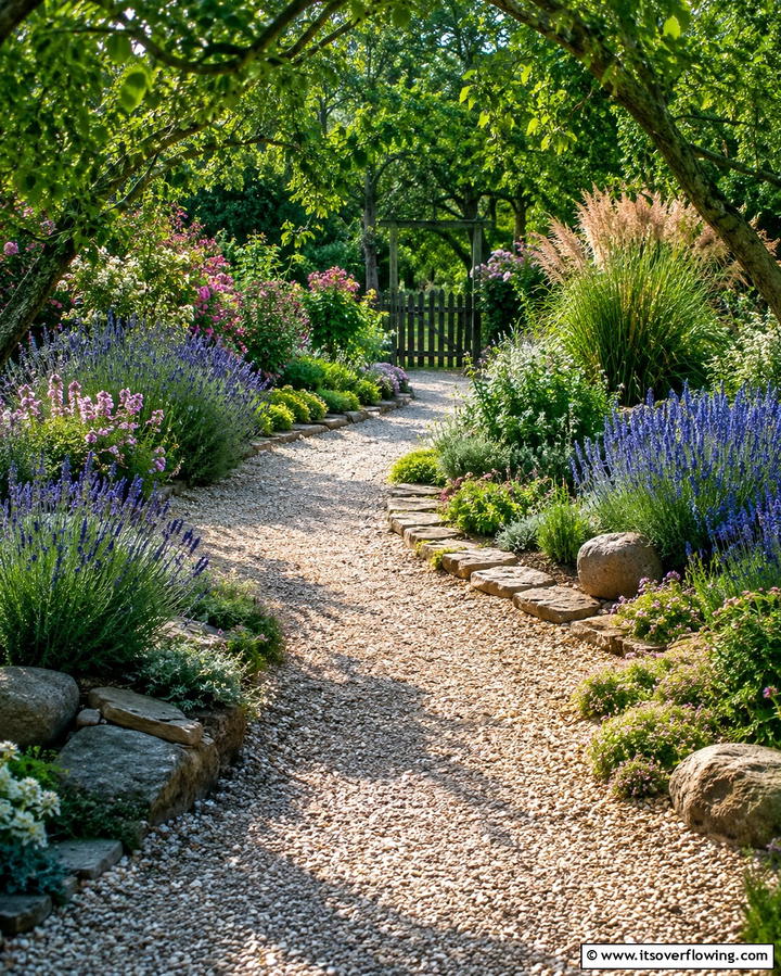 Rustic Gravel Walkway - 30 Rustic Landscaping Ideas for Natural Yard Beauty