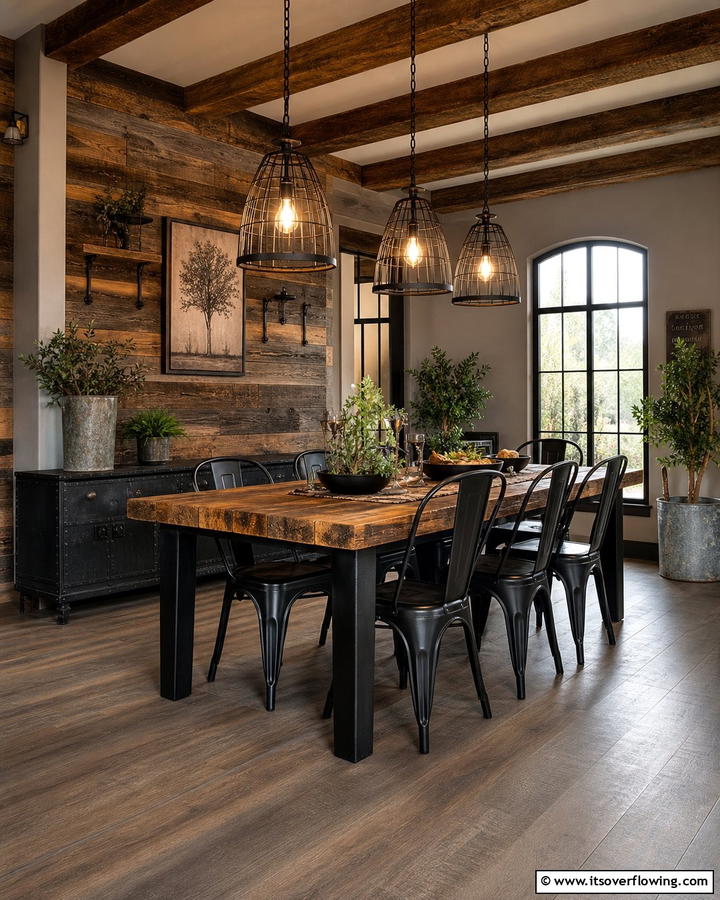 Rustic Industrial Harmony - 21 Industrial Interior Design Ideas for Urban Chic Spaces