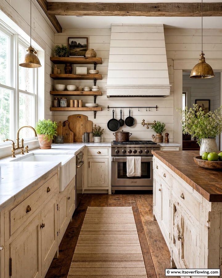 Rustic Kitchen Charm - 21 Farmhouse Decor Ideas to Add Rustic Charm