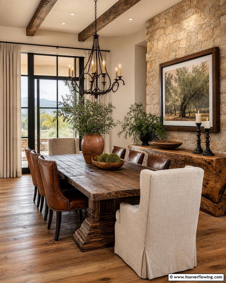 Rustic Luxury Dining - 21 Formal Dining Room Ideas for Sophisticated Entertaining