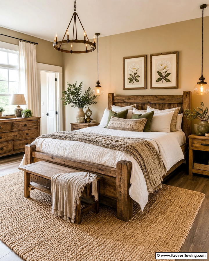 Rustic Magnolia Inspired Decor - 20 Magnolia Bedroom Ideas for a Serene Retreat