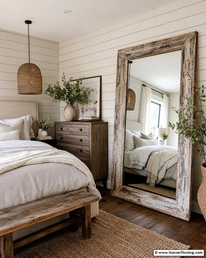 Rustic Mirrors - 20 Rustic Wall Decor Ideas for a Cozy and Charming Home