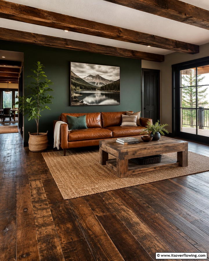 Rustic Modern Fusion - 30 Floor & Wall Color Combos for Stylish Interiors