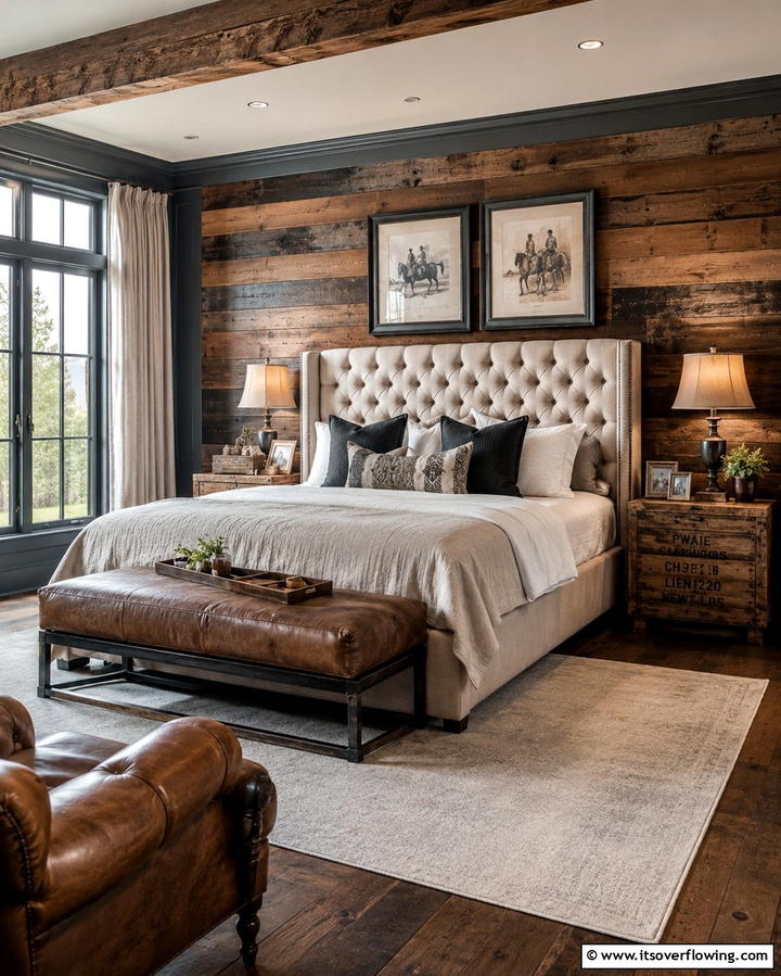 Rustic Reclaimed Elegance - 30 Charming Cottage Bedroom Decor Ideas for a Rustic Retreat