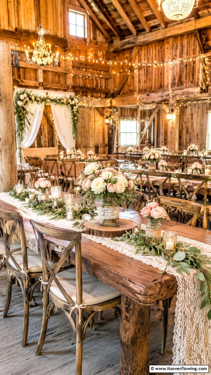 Rustic Romance Accents - 21 Elegant Wedding Decoration Ideas for a Memorable Event