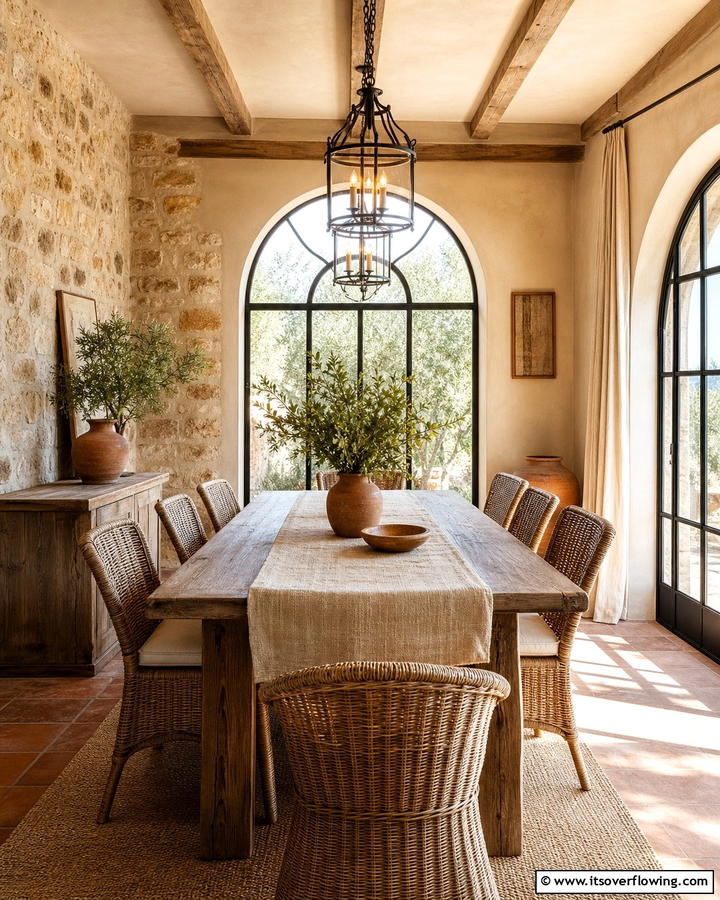 Rustic Textures and Materials - 30 Mediterranean Interior Design Ideas for Warm Homes