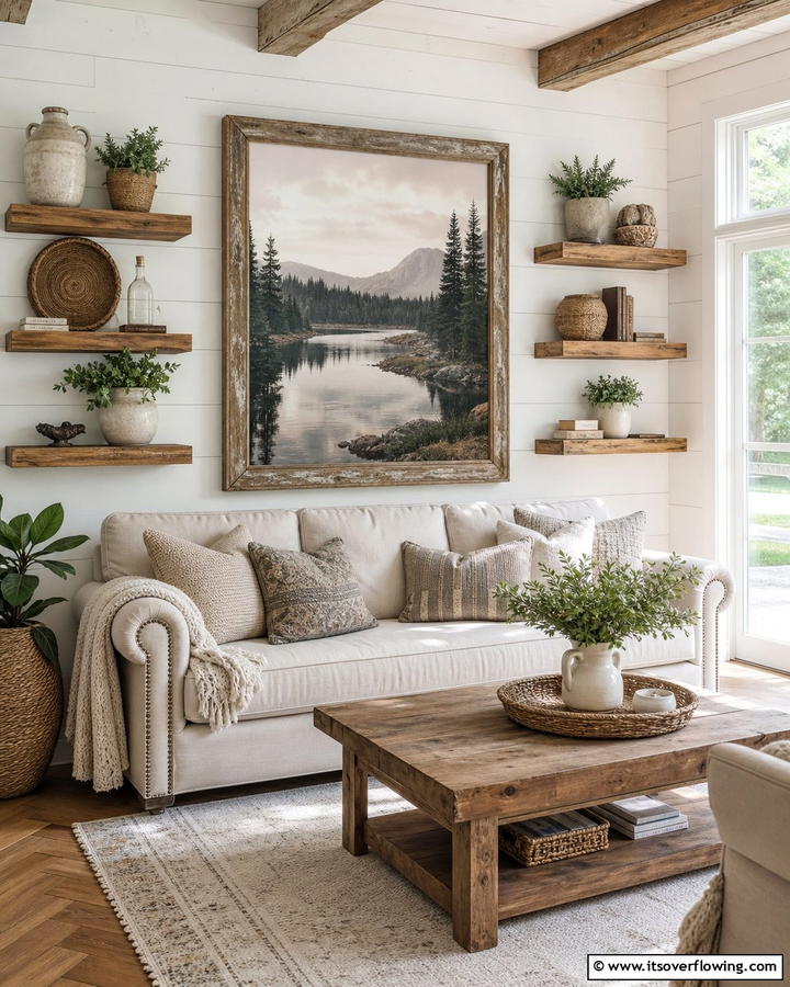 Rustic Wall Art Statements - 21 Rustic Decor Ideas for Cozy Farmhouse-Chic Interior Accents