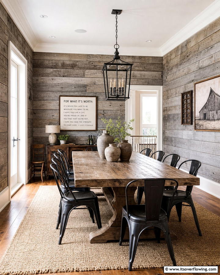 Rustic Weathered Shiplap - 25 Shiplap Wall Ideas to Add Texture and Character