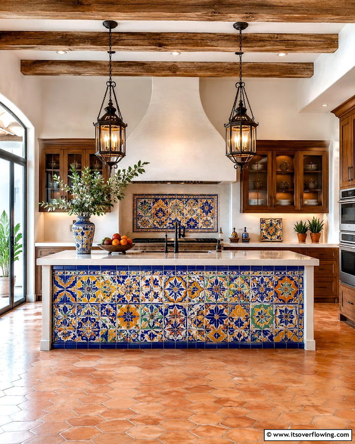 Rustic Wood Beam Ceilings - 25 Southwestern Kitchen Ideas for a Warm Appeal