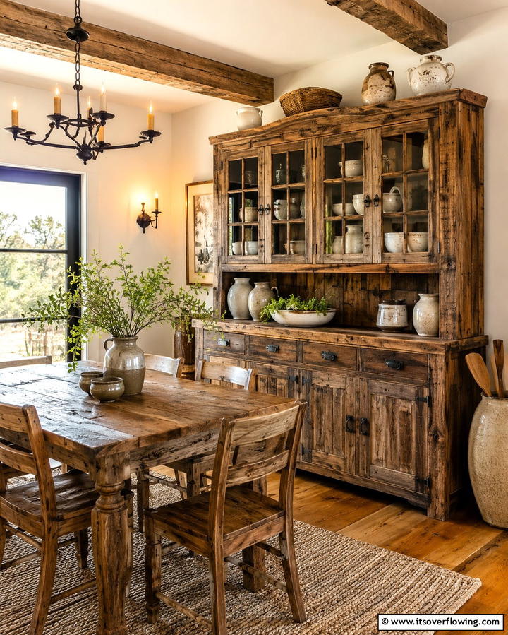 Rustic Wood Cabinet Creations - 30 Smart Cabinet Storage Ideas to Declutter and Organize Your Home