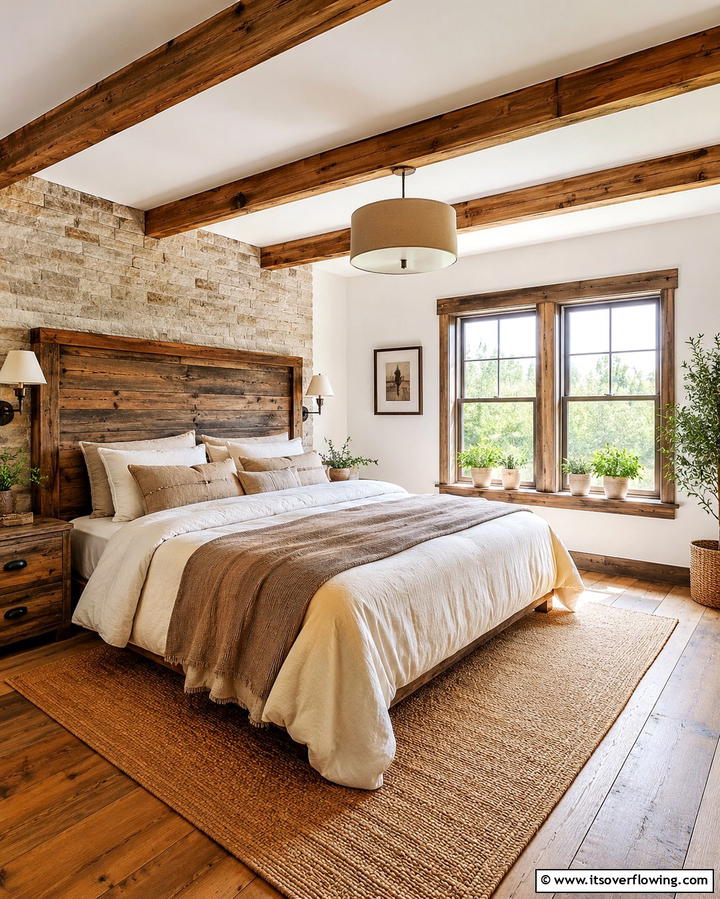 Rustic Wood Elements - 25 Dreamy Bedroom Design Ideas for a Cozy Retreat